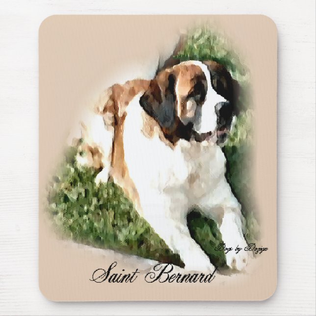 St. Bernhard Kunstgeschenke Mousepad (Vorne)