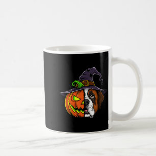 St. Bernhard Kürbis Jack O Lantern Halloween Männe Kaffeetasse