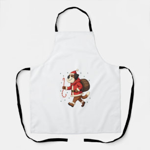 St. Bernhard Rettung Weihnachten Schürze