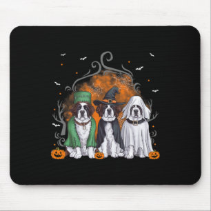 St. Bernhard St. Bernhard Hund Halloween-Geist-Kos Mousepad