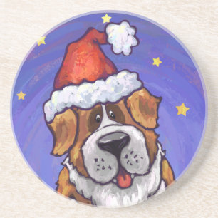 St. Bernhard Weihnachten Untersetzer