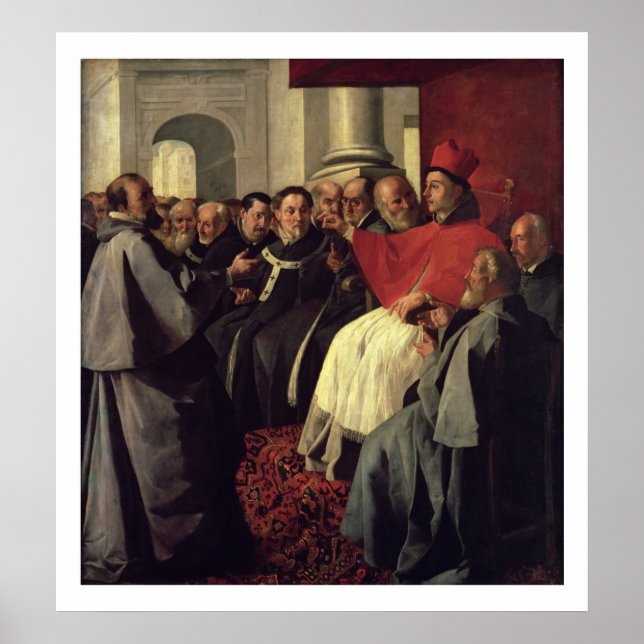 St. Bonaventure (1221-74) im Lyoner Rat Poster (Vorne)