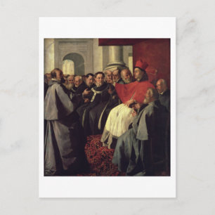 St. Bonaventure (1221-74) im Lyoner Rat Postkarte