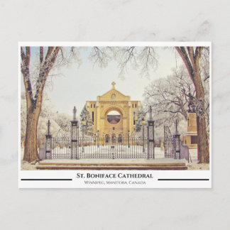St. Boniface Catherdral Postkarte