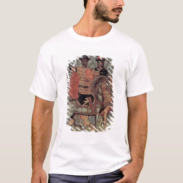 St. Boris und St. Gleb brachten, c.1377 an T-Shirt (Vorderseite)