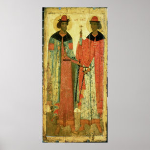 St. Boris und St. Gleb, Moskau Poster