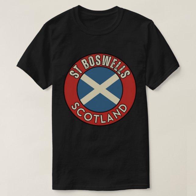 St Boswells, Schottland T-Shirt (Design vorne)