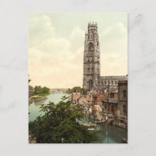 St. Botolph's Church, Lincolnshire, England Postkarte