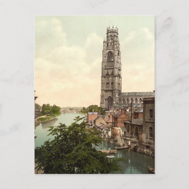 St. Botolph's Church, Lincolnshire, England Postkarte (Vorderseite)