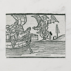St. Brendan und der Dämon Postkarte