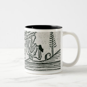 St. Brendan und der Dämon Zweifarbige Tasse