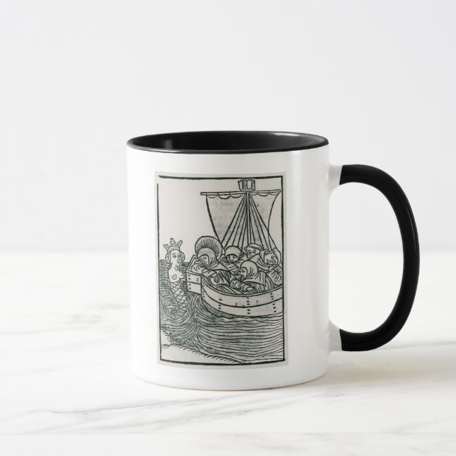 St. Brendan und die Sirene Tasse (Rechts)