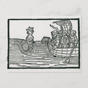 St. Brendan und Siren Postkarte