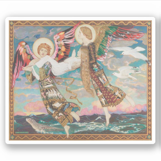 St. Bride, c. 1913 von John Duncan Aufkleber (Vorderseite)