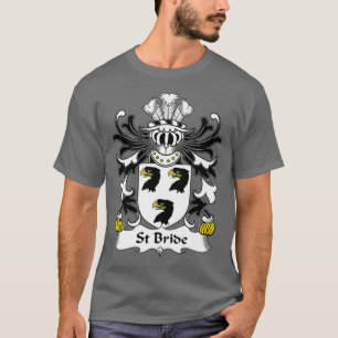 St. Bride Coat of Arms Familienwappen T-Shirt