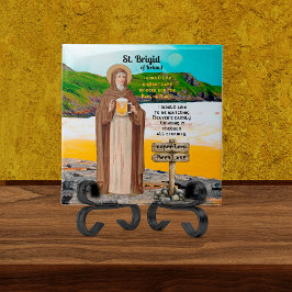 St. Brigid of Ireland and Her Lake of Beer Fliese