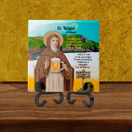 St. Brigid of Ireland and Her Lake of Beer Fliese