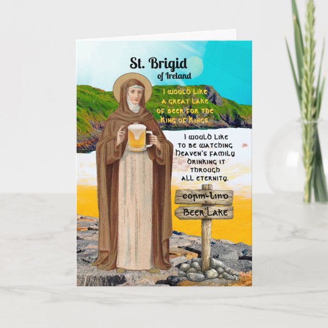 St. Brigid of Ireland and Her Lake of Beer Karte (Vorderseite)