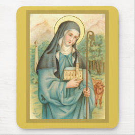St. Brigid of Ireland (M 014) Mousepad