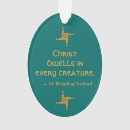 St. Brigid of Ireland (M 014) Ornament