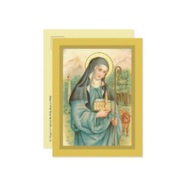 St. Brigid of Ireland (M 014) Postkarte