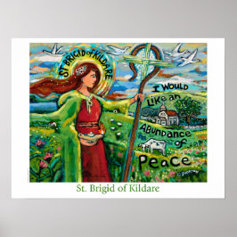 St. Brigid of Kildare Poster