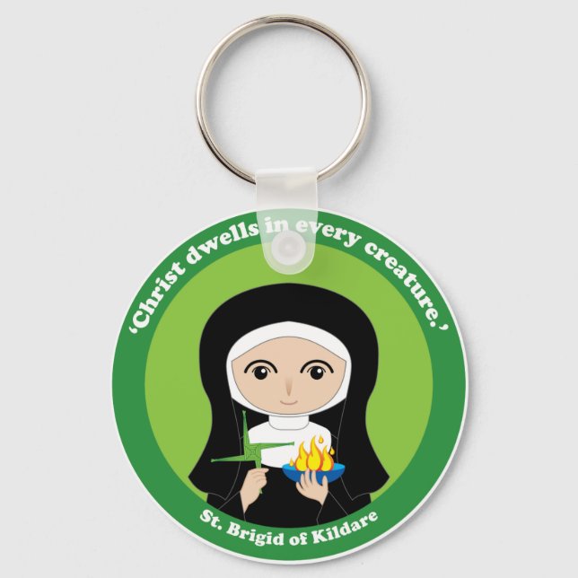St. Brigid of Kildare Schlüsselanhänger (Vorderseite)