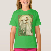 St. Brigid und weiße Kuh