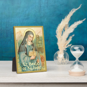St. Brigid von Irland (M 014) 5"x7" Fotoplatte