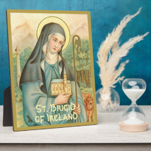 St. Brigid von Irland (M 014) 8"x10" Fotoplatte