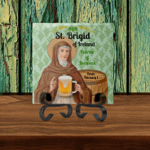 St. Brigid von Irland und ihr Bierfass