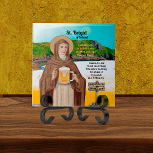 St. Brigid von Irland und ihr Bierlake Fliese