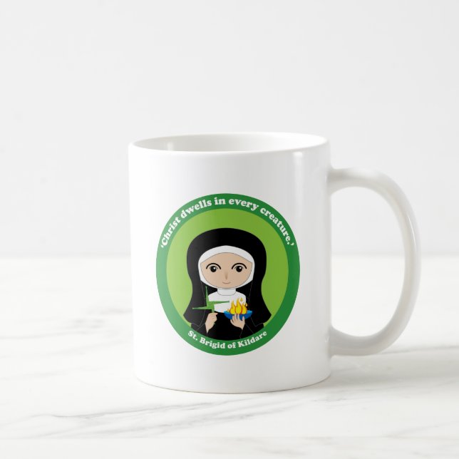 St. Brigid von Kildare Kaffeetasse (Rechts)