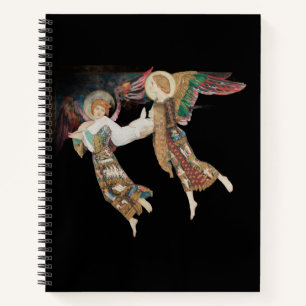 St. Brigid wird von Engeln davongetragen Notizbuch