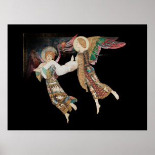 St. Brigid wird von Engeln entführt Poster