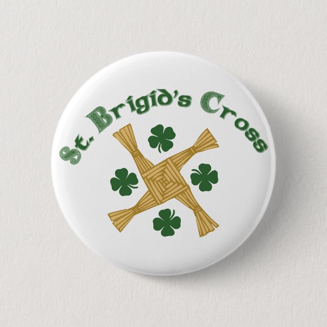 St. Brigids Cross Button (Vorderseite)