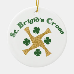 St. Brigids Cross Keramik Ornament