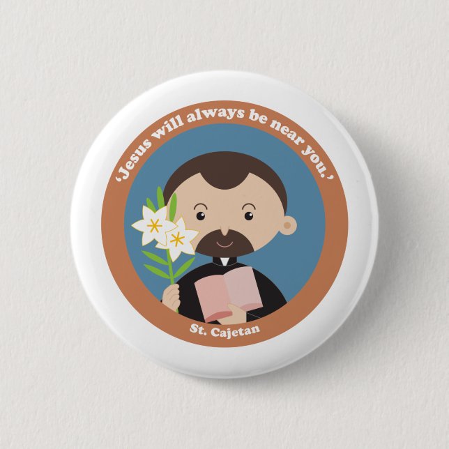 St Cajetan Button (Vorderseite)
