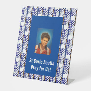 St Carlo Acutis Card Sockelschild