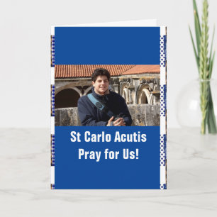 St Carlo Acutis Dankeschön Karte