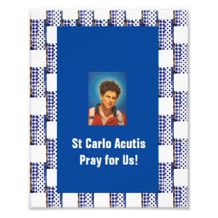 St Carlo Acutis Fotodruck