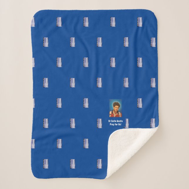 St Carlo Acutis Sherpadecke (Vorderseite)