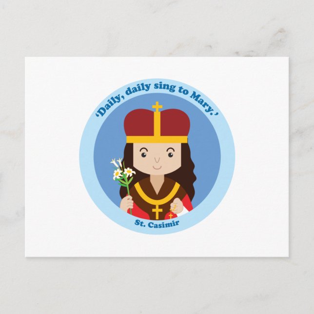 St. Casimir Postkarte (Vorderseite)
