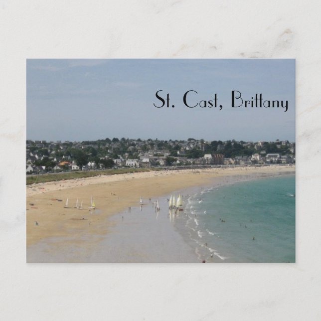 St. Cast, Bretagne Postkarte (Vorderseite)