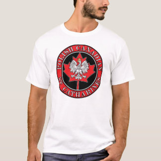 St. Catharines Rund Polnisch Kanadisches Leaf T-Shirt