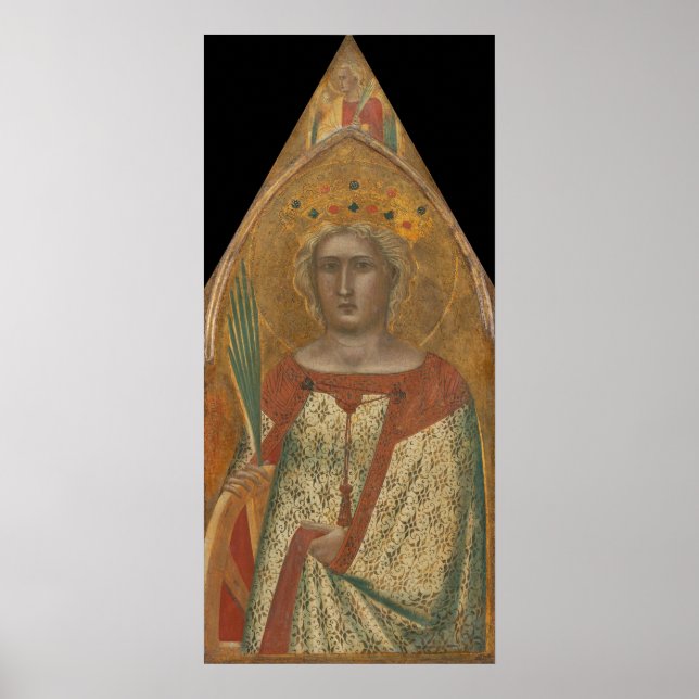 St. Catherine, Pietro Lorenzetti Kunst, Dichtung u Poster (Vorne)