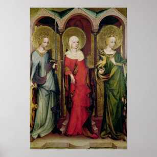 St. Catherine von Alexandria, St. Mary Poster