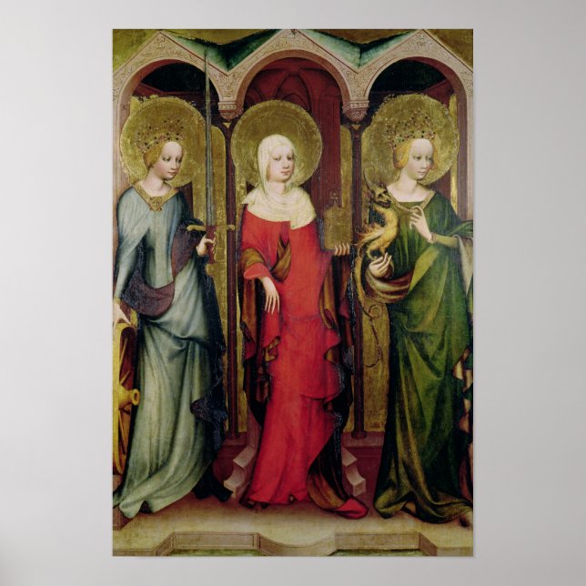 St. Catherine von Alexandria, St. Mary Poster (Vorne)