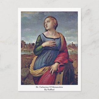 St. Catherine von Alexandria von Raffael Postkarte