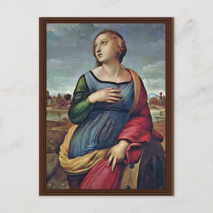 St. Catherine von Alexandria von Raffael Postkarte